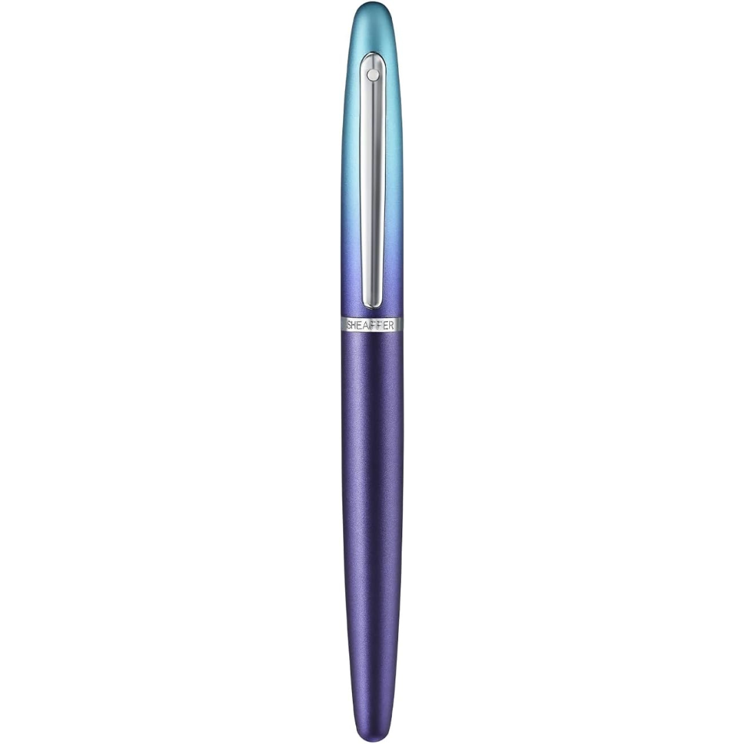 Sheaffer VFM 9430 Expressions Blue and Purple Pearlised Gradient Fountain Pen with Chrome-Plated Trims (WW31 Expressions) …