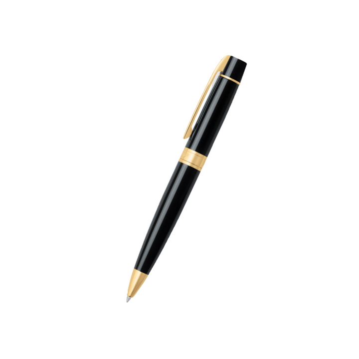 Sheaffer 300 E9325 Glossy Black with Gold Trims Ballpoint Pen (WW30) — Sheaffer ballpoint pen — reliable smooth-writing everyday pen, at Cityluxe Singapore