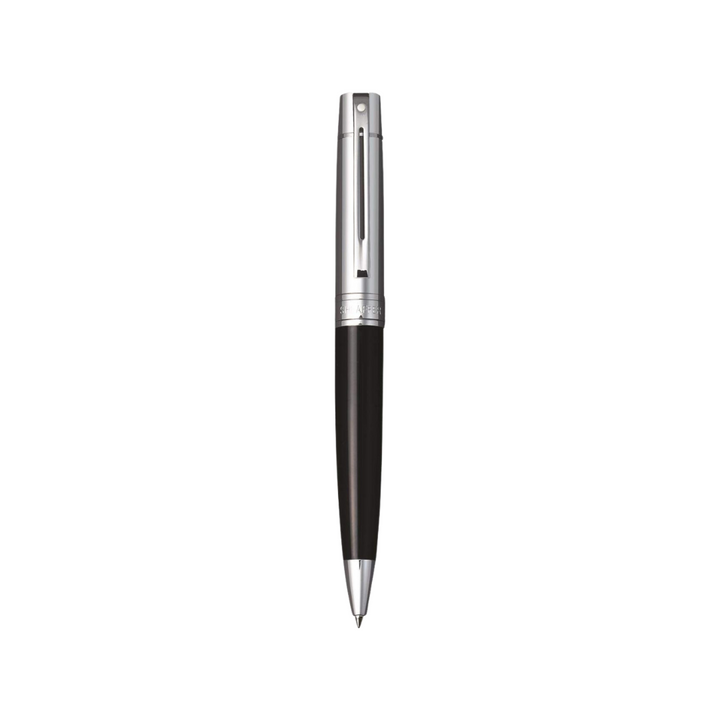 Sheaffer 300 E9314 Glossy Black Barrel and Bright Chrome Cap Ballpoint Pen (WW30) — Sheaffer ballpoint pen — reliable smooth-writing everyday pen, at Cityluxe Singapore