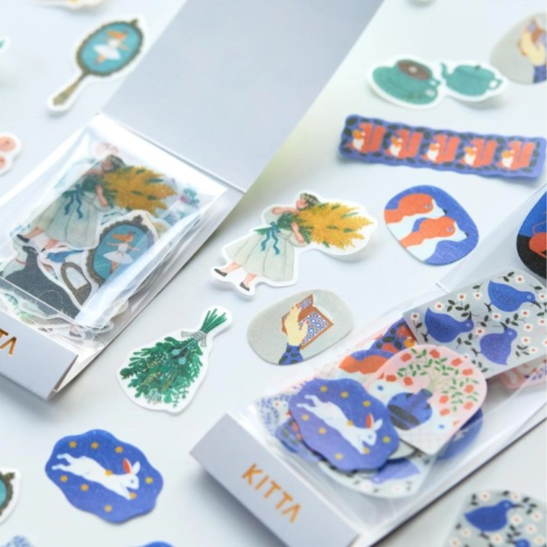 KITTA Flake Sticker - Shinwa — angle view