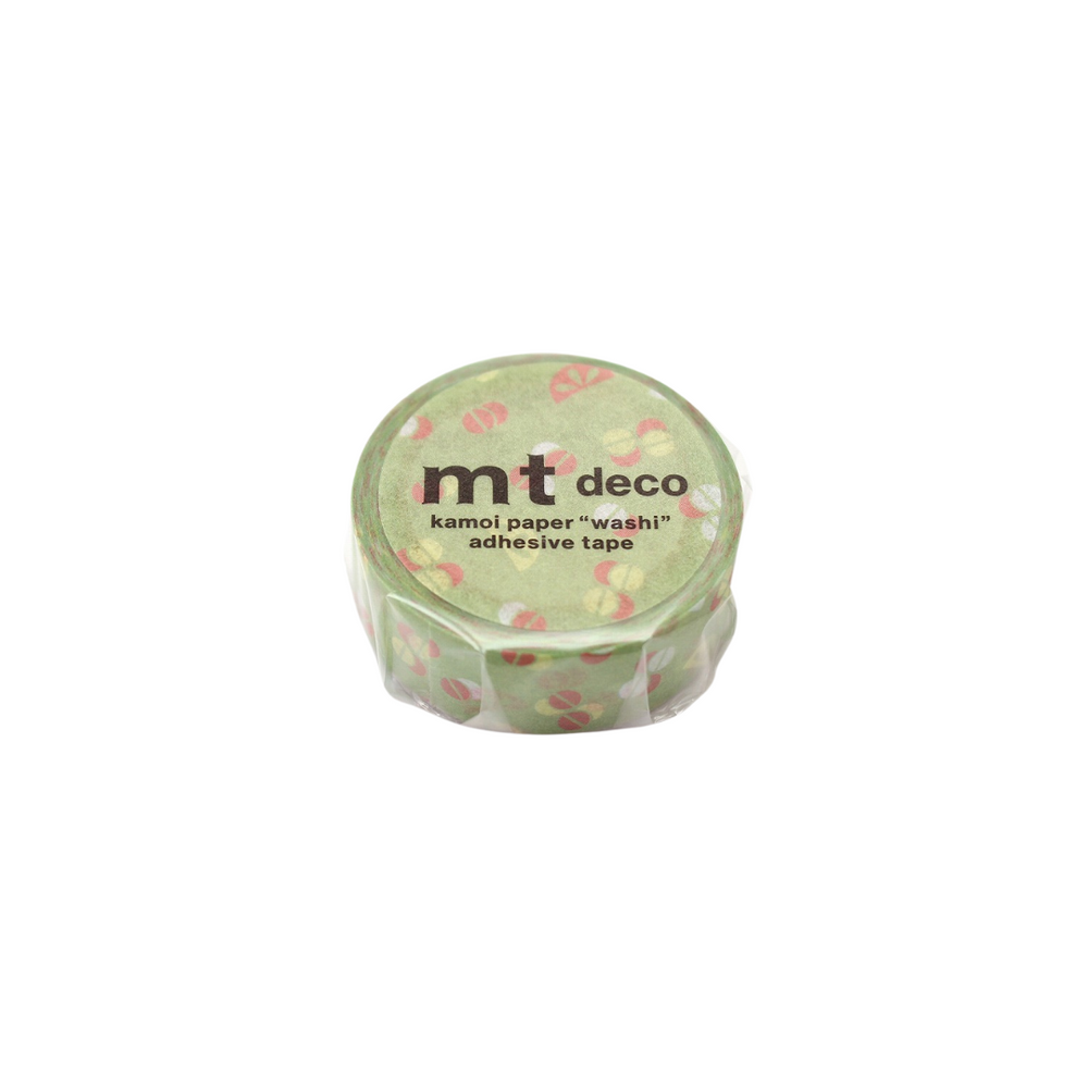 MT 1P Kamoi Retro Design Washi Tape - Small Pattern — pattern detail