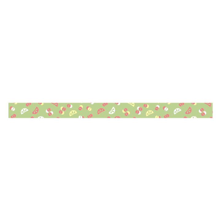 MT 1P Kamoi Retro Design Washi Tape - Small Pattern — applied on surface