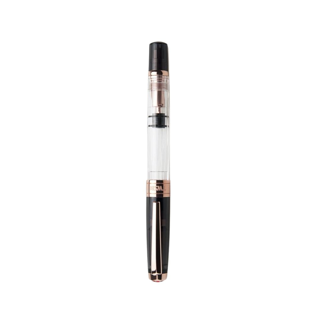 TWSBI Diamond 580 Fountain Pen Smoke RG II — TWSBI fountain pen — precision nib writing instrument, at Cityluxe Singapore stationery store