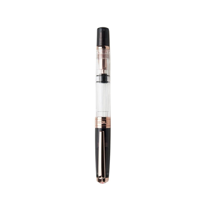 TWSBI Diamond 580 Fountain Pen Smoke RG II — TWSBI fountain pen — precision nib writing instrument, at Cityluxe Singapore stationery store