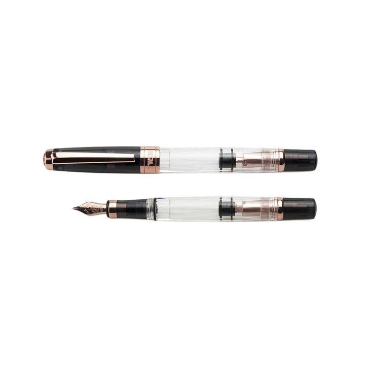 TWSBI Diamond 580 Fountain Pen Smoke RG II — TWSBI fountain pen — precision nib writing instrument, at Cityluxe Singapore stationery store