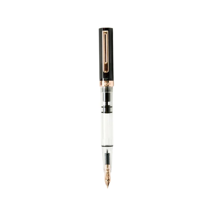 TWSBI ECO Fountain Pen in Smoke with Rose Gold Trim — TWSBI fountain pen — precision nib writing instrument, at Cityluxe Singapore stationery store
