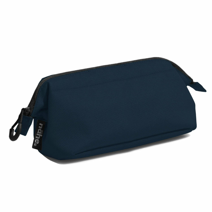 nähe Soft Gadget Pouch L in Navy — Hightide carrying pouch — stationery storage and organisation, at Cityluxe Singapore