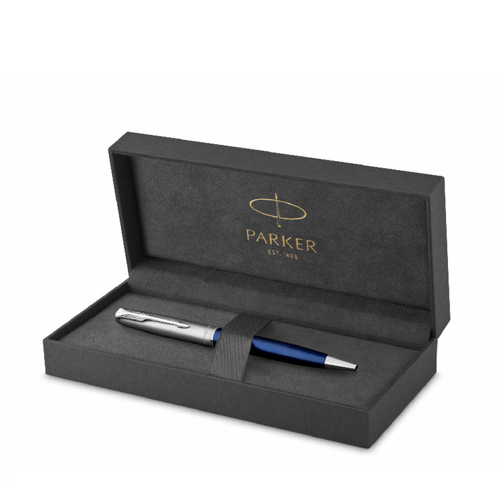 Parker Sonnet Essential SB CT Ballpoint Pen Blue — barrel detail