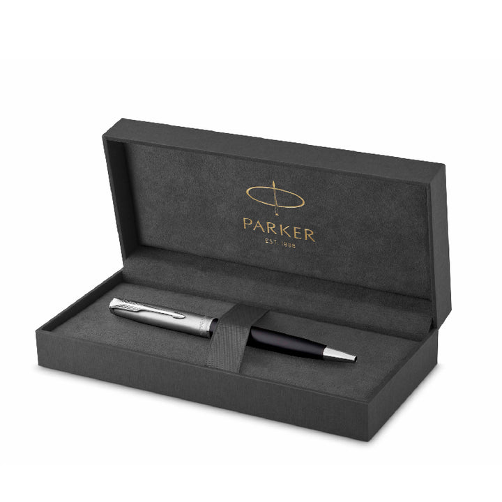 Parker Sonnet Essential SB CT Ballpoint Pen Black — engraving example