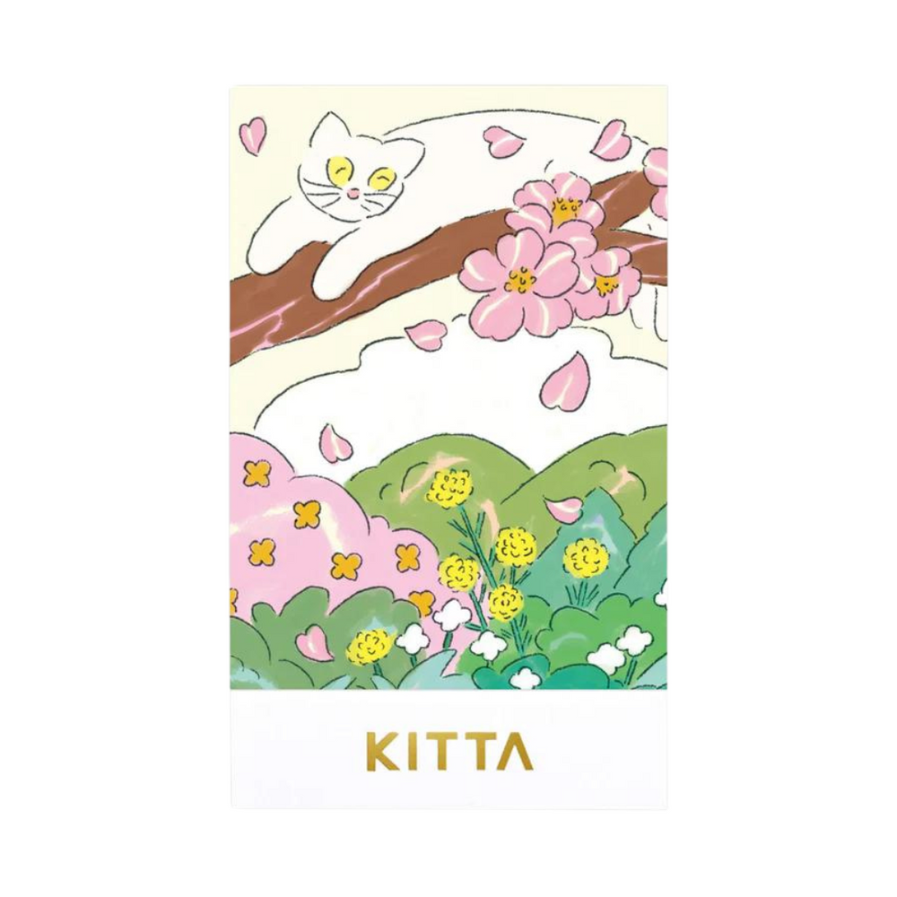 KITTA Compact Masking Tape Sticker - Spring Wind — side view