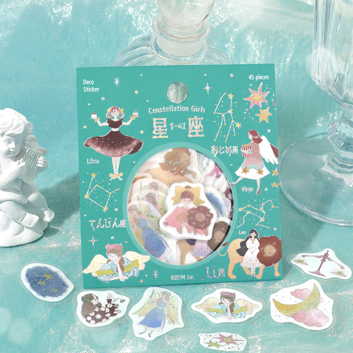 BGM Foil Stamping Flake Seal: Star Poem - Leo, Virgo &amp; Libra — in use