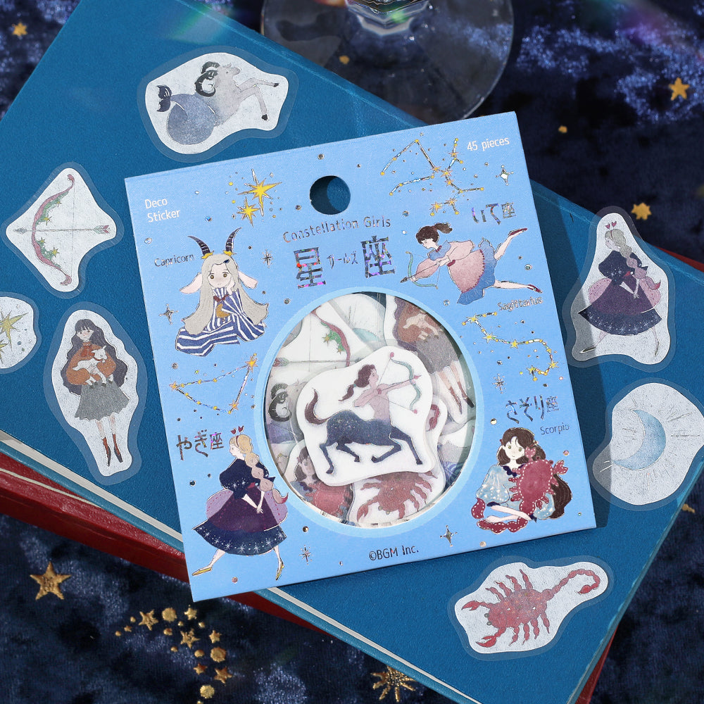 BGM Foil Stamping Flake Seal: Star Poem - Scorpio, Sagittarius &amp; Capricorn — in use