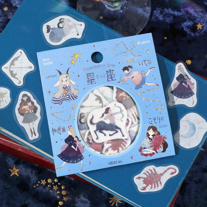 BGM Foil Stamping Flake Seal: Star Poem - Scorpio, Sagittarius &amp; Capricorn — in use