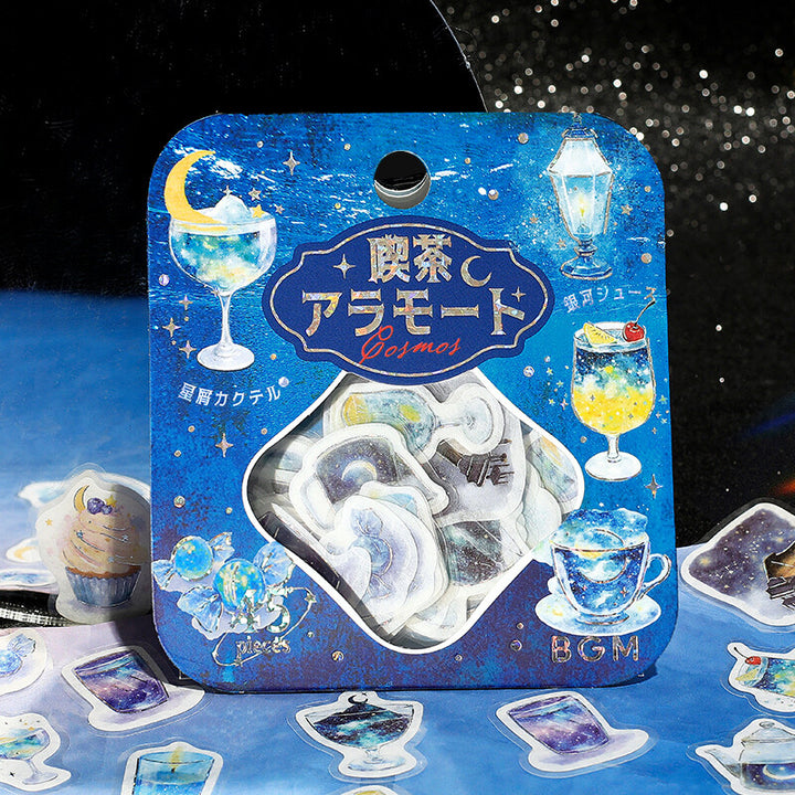 BGM Foil Stamping Flake Seal: Cafe Alamode a Space - Stardust in the Deep Sea — in use