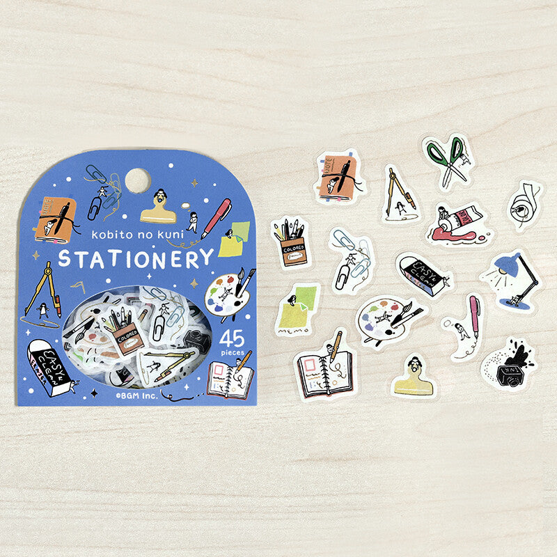 BGM Foil Stamping Flake Seal: Dwarf Country - Stationery — angle view