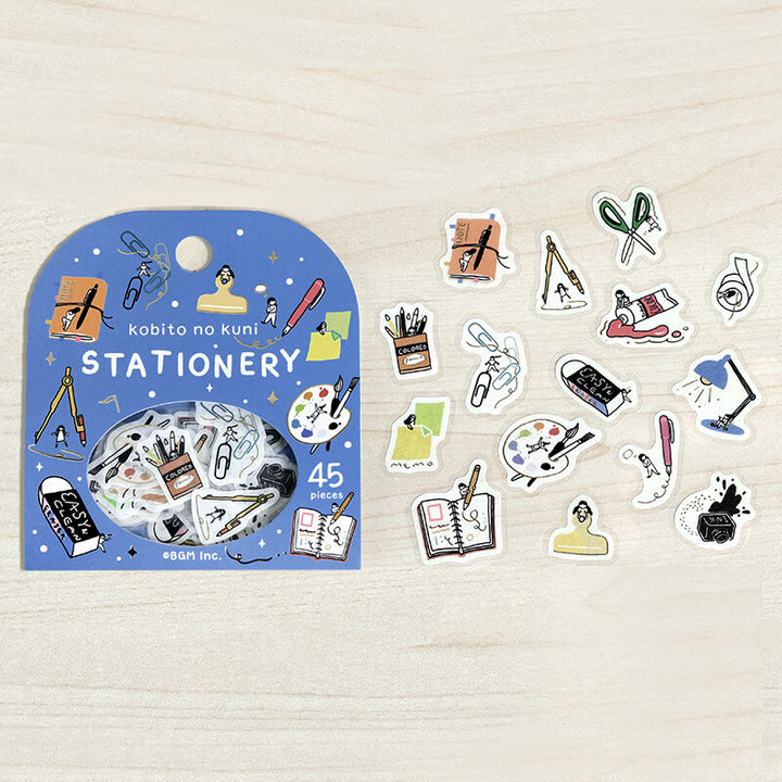 BGM Foil Stamping Flake Seal: Dwarf Country - Stationery — angle view