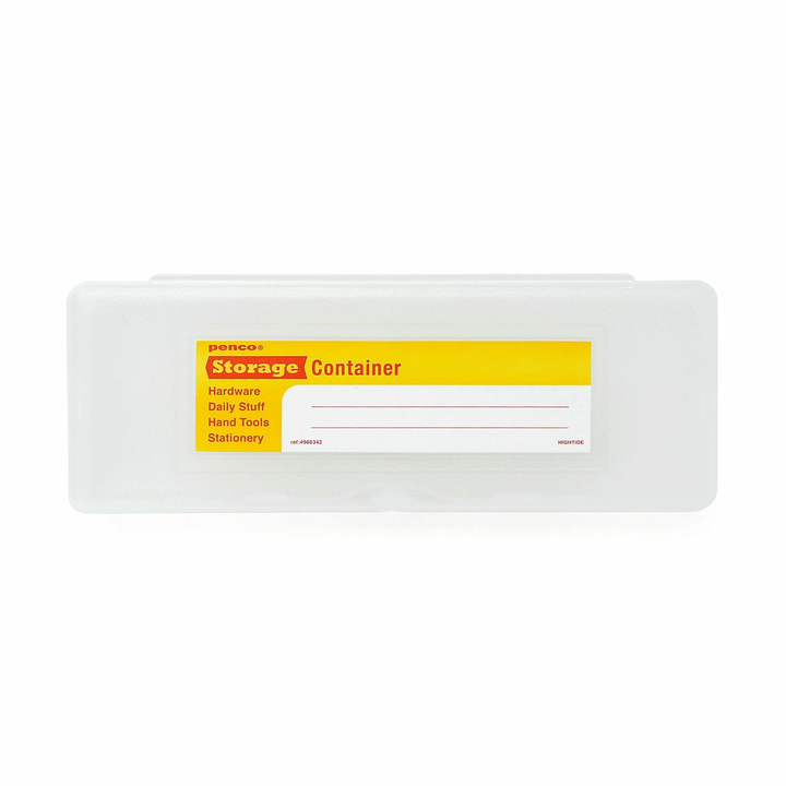 Penco Container Pen Case in Clear — Hightide storage caddy — premium stationery and lifestyle, at Cityluxe Singapore