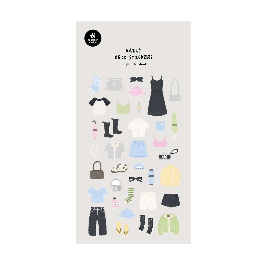 Suatelier Daily Deco Sticker - Dailylook — front view