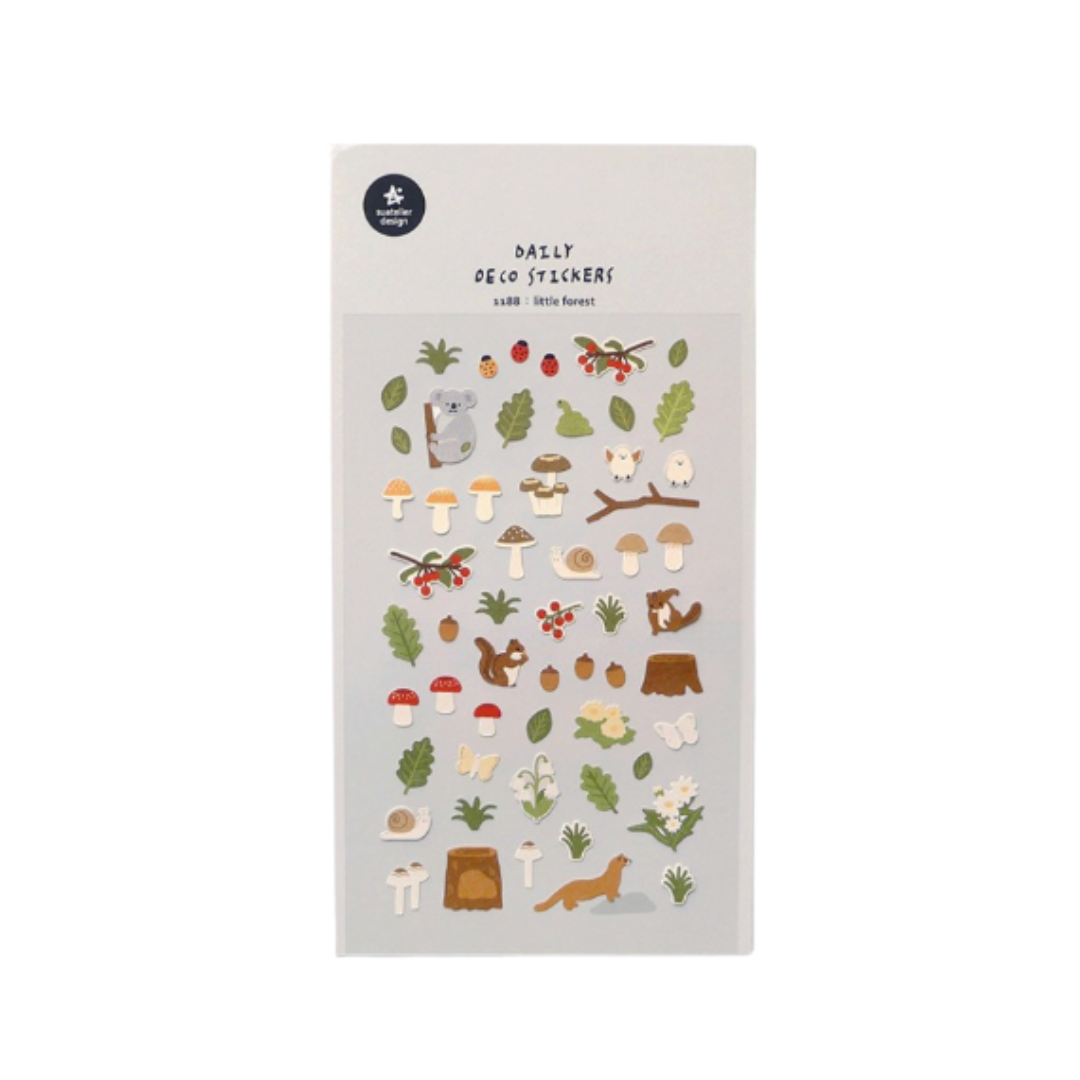 Suatelier Daily Deco Sticker - Little Forest — front view