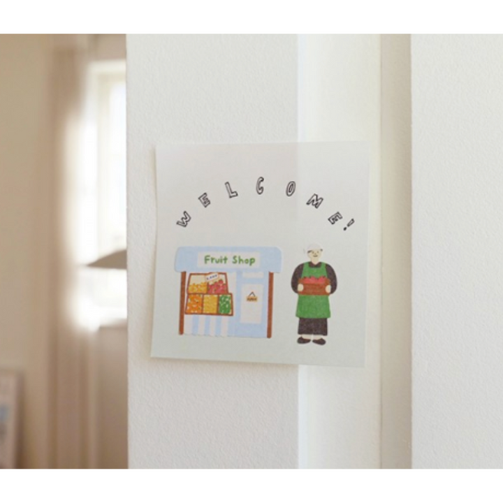 Suatelier Daily Deco Stickers - Fruit Shop — flat lay
