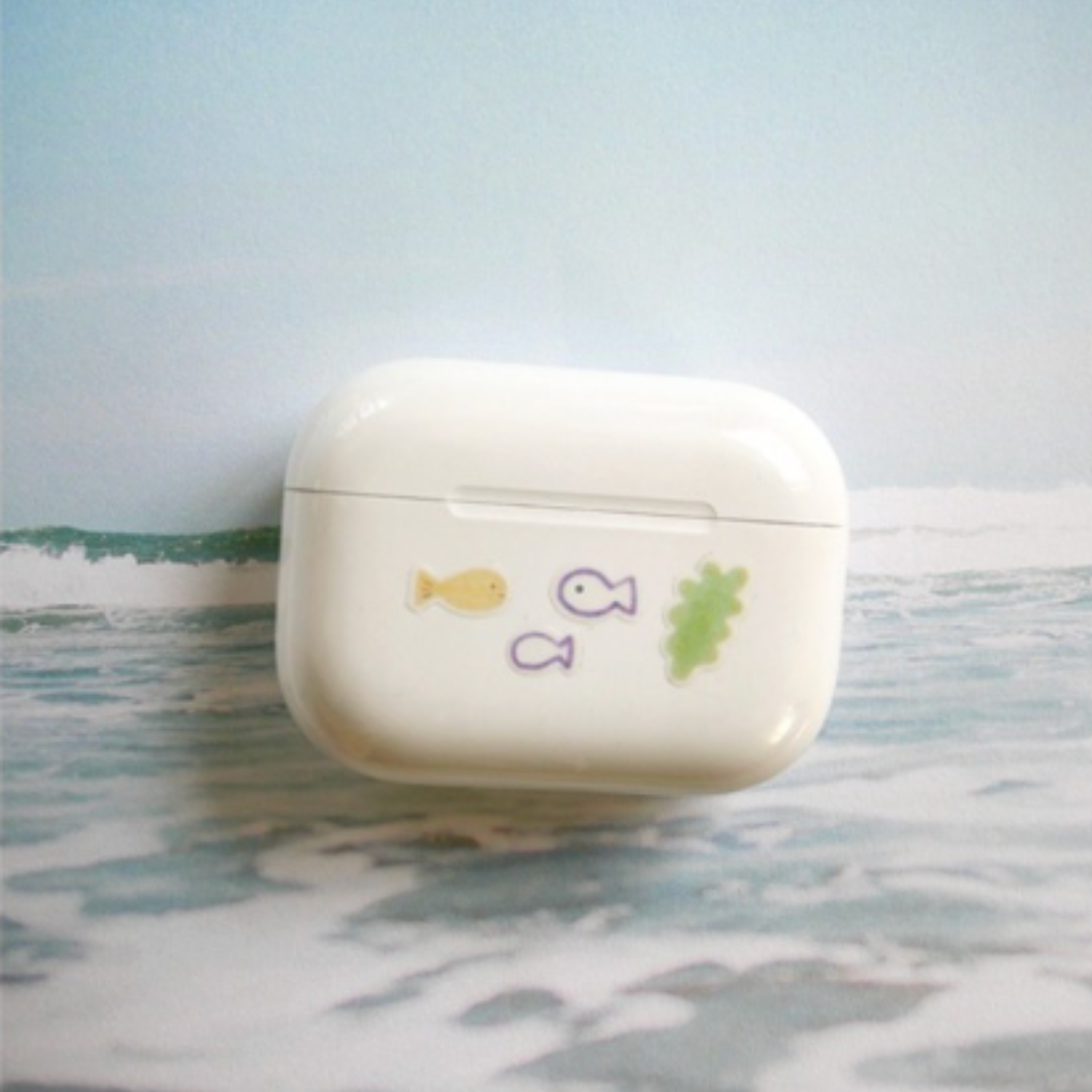 Suatelier Daily Deco Stickers - aqua aqua — in use