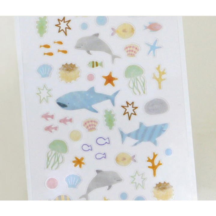 Suatelier Daily Deco Stickers - aqua aqua — with packaging