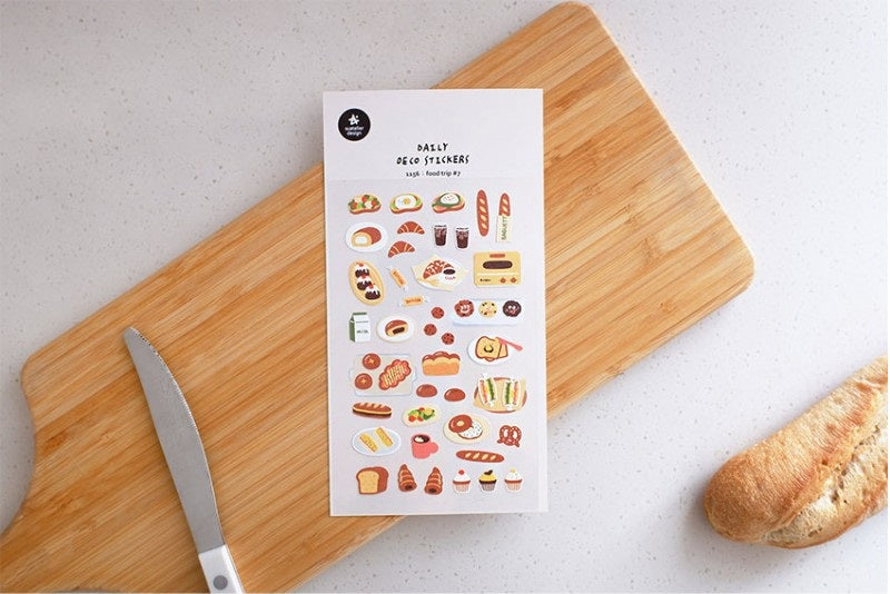 Suatelier Daily Deco Stickers -  Food Trip #7 Sticker — side view