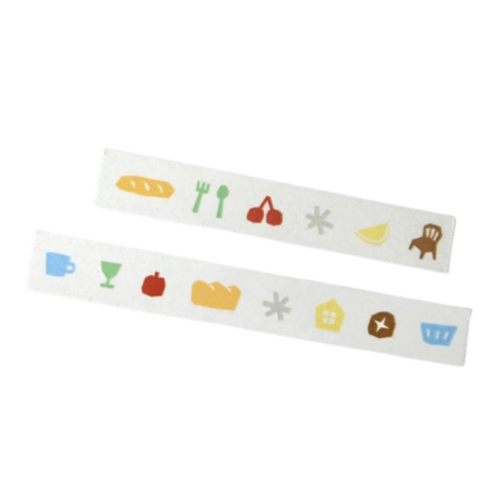 Suatelier Masking Tape - Illust.07 — applied on surface