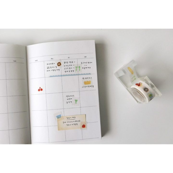 Suatelier Masking Tape - Illust.07 — flat lay