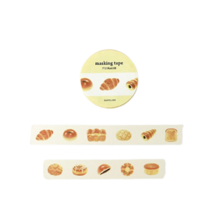 Suatelier Masking Tape - Illust.08 — roll front