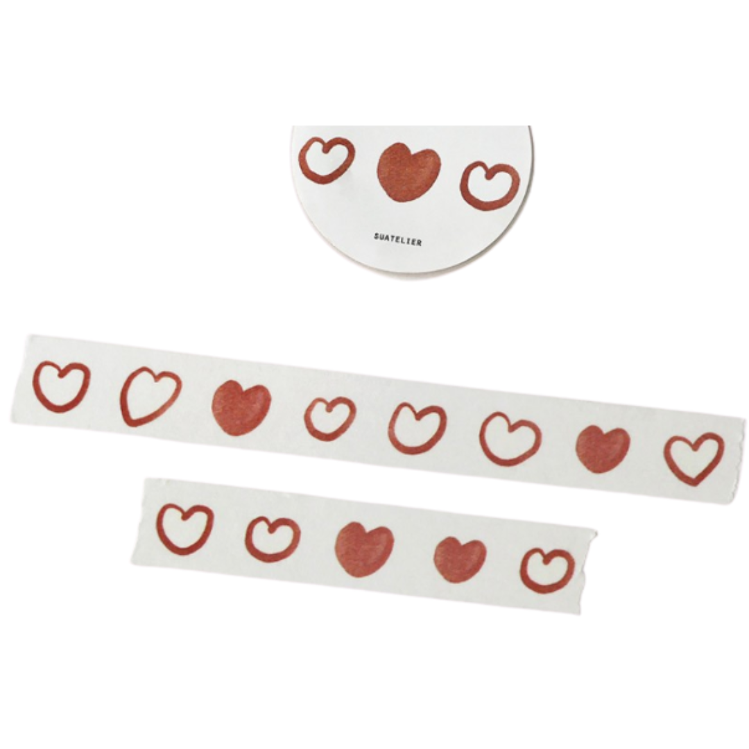 Suatelier Masking Tape - Illust.09 — applied on surface