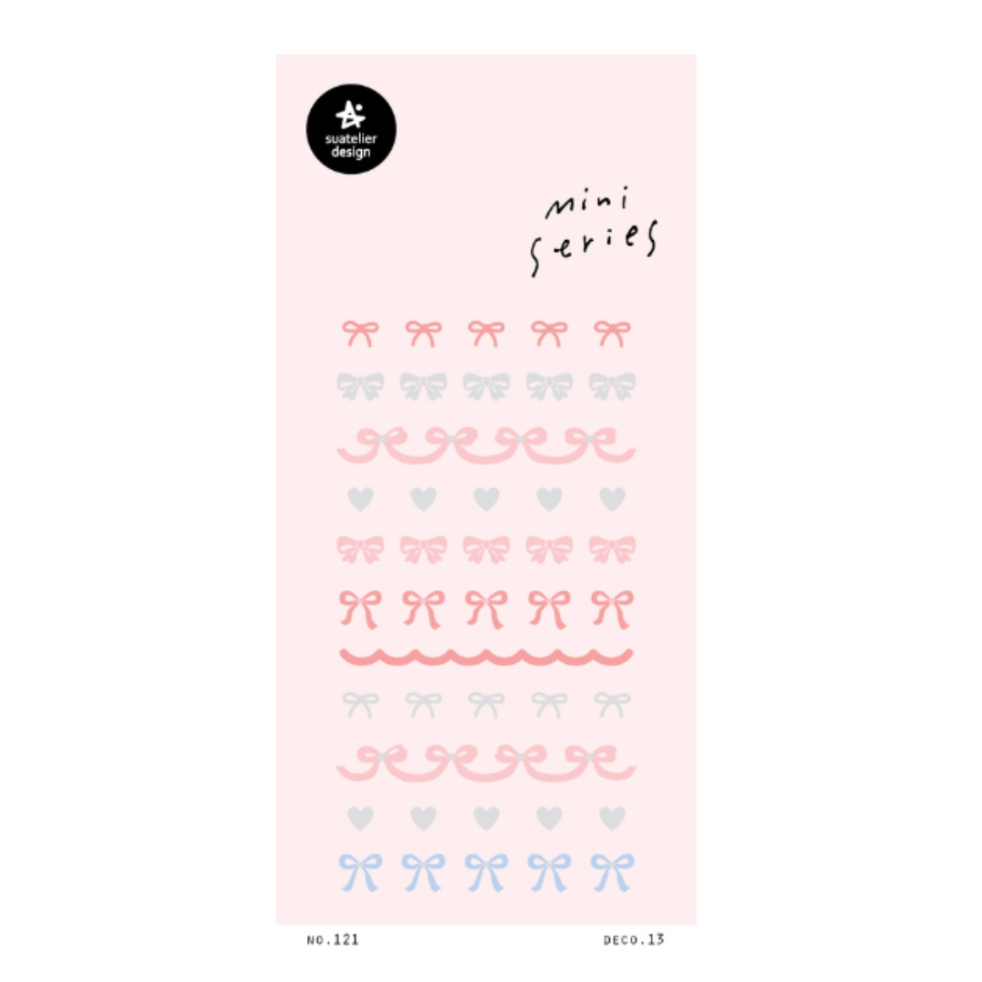 Suatelier Mini Series Sticker - Deco.13 Ribbon — front view