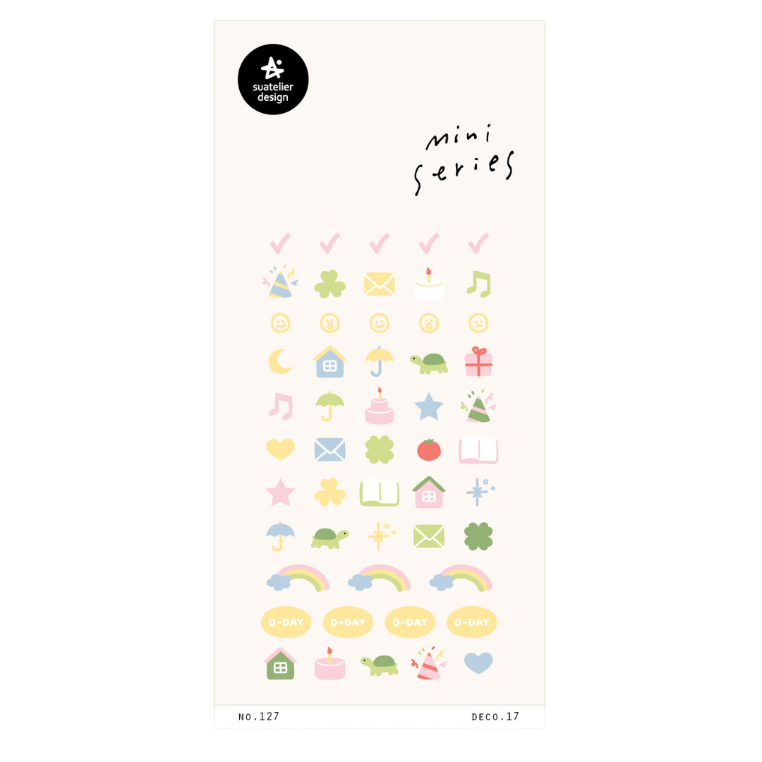 Suatelier Mini Series Sticker - Deco.17 (D-day) — front view