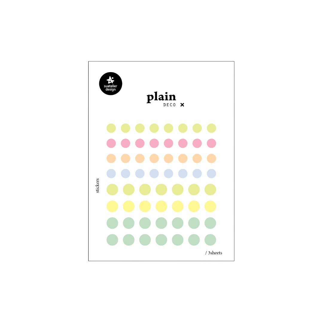 Suatelier Plain Deco Sticker - Plain.77 — front view
