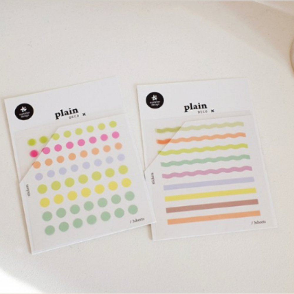 Suatelier Plain Deco Sticker - Plain.77 — side view