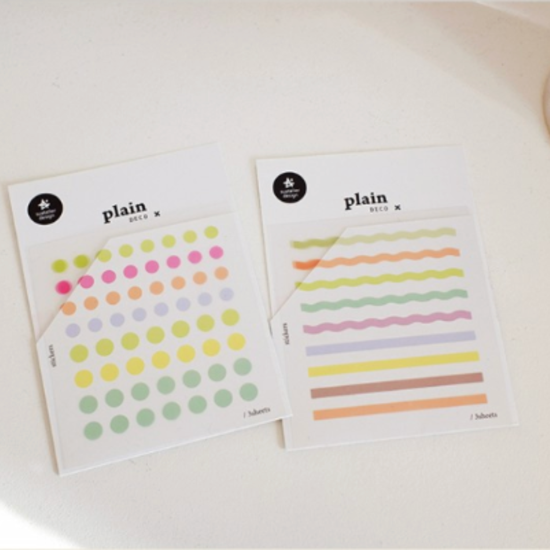 Suatelier Plain Deco Sticker - Plain.77 — side view