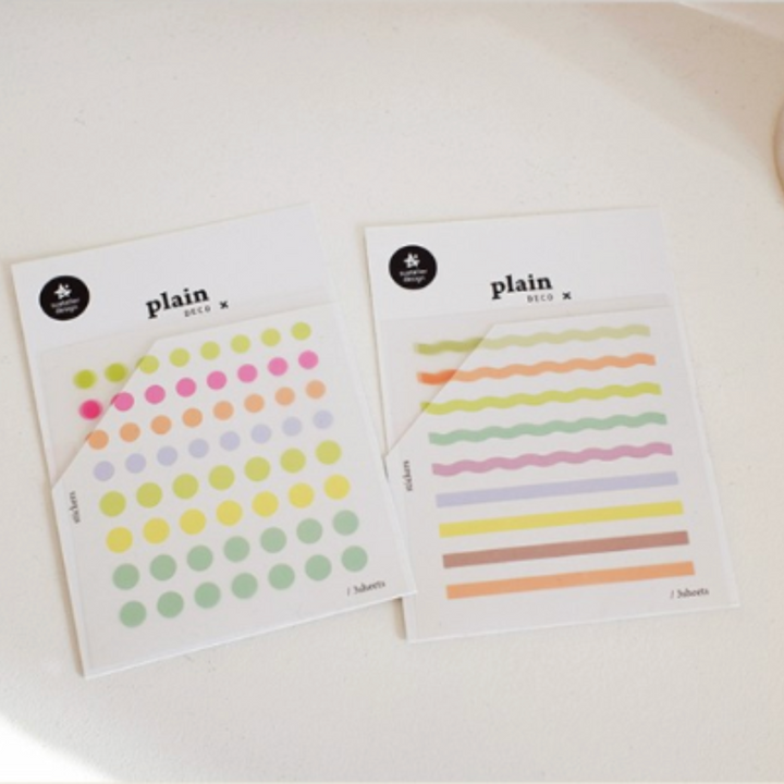Suatelier Plain Deco Sticker - Plain.77 — side view