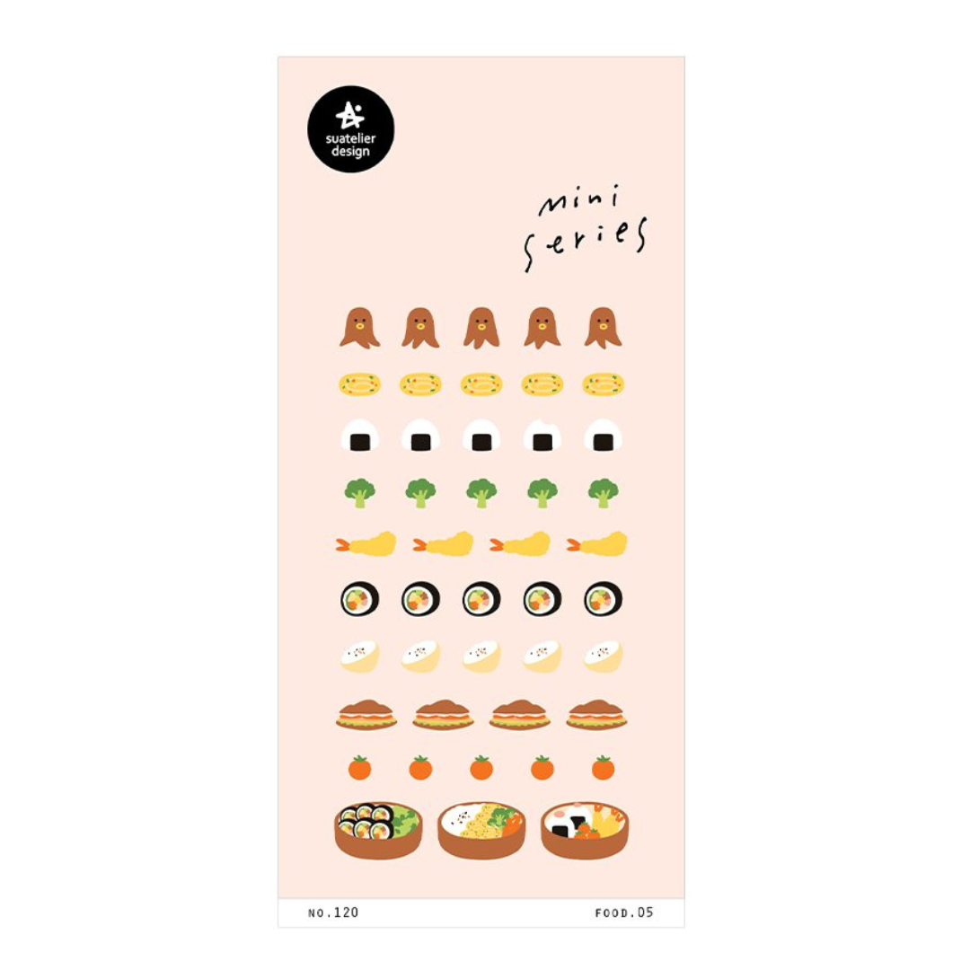 Suatelier Sticker Mini Series - Food.05 Bento — front view
