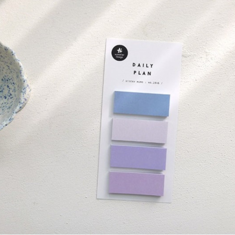 Suatelier Daily Plan Sticky Memo - 35 — in use