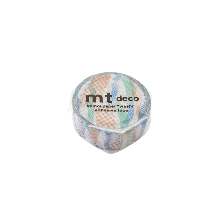 MT 1P Kamoi Retro Design Washi Tape - Swing — pattern detail