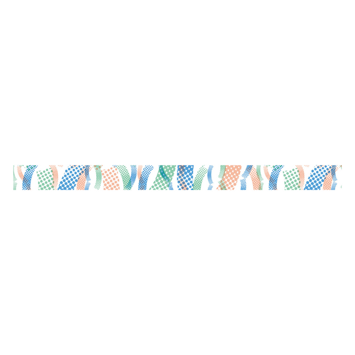 MT 1P Kamoi Retro Design Washi Tape - Swing — applied on surface