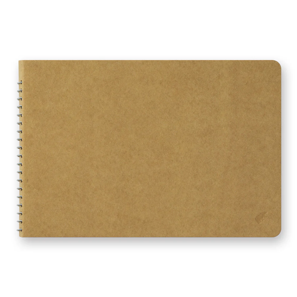 TRAVELER'S COMPANY Spiral Ring Notebook (B6) Blank — open spread