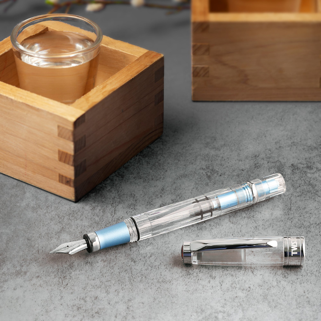 TWSBI Diamond 580 AL Fountain Pen in Iceberg — TWSBI fountain pen — precision nib writing instrument, at Cityluxe Singapore stationery store