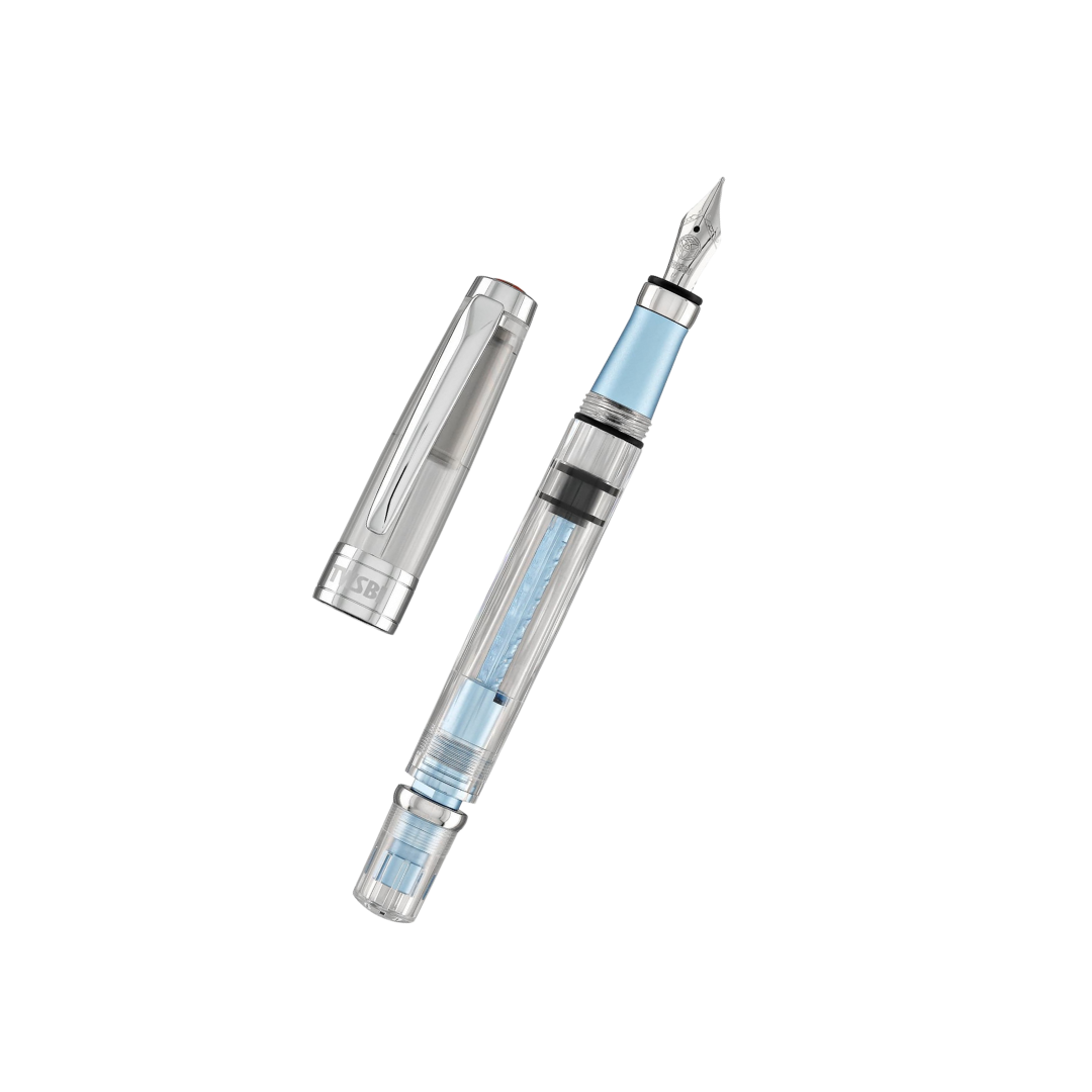 TWSBI Diamond 580 AL Fountain Pen in Iceberg — TWSBI fountain pen — precision nib writing instrument, at Cityluxe Singapore stationery store