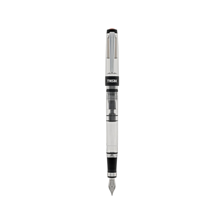 TWSBI Diamond 580 AL R Fountain Pen - Black — flat lay