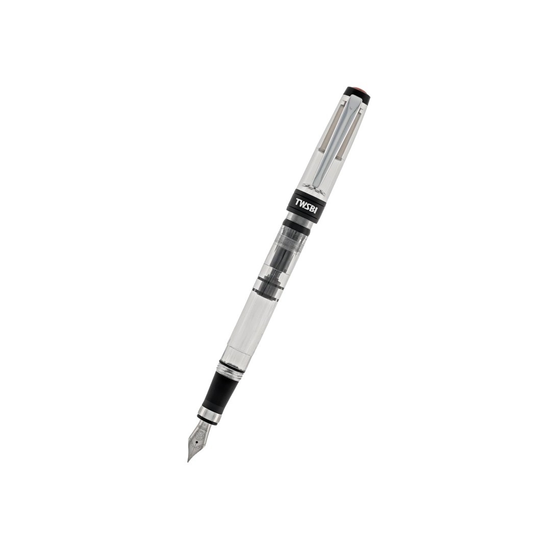 TWSBI Diamond 580 AL R Fountain Pen - Black — capped