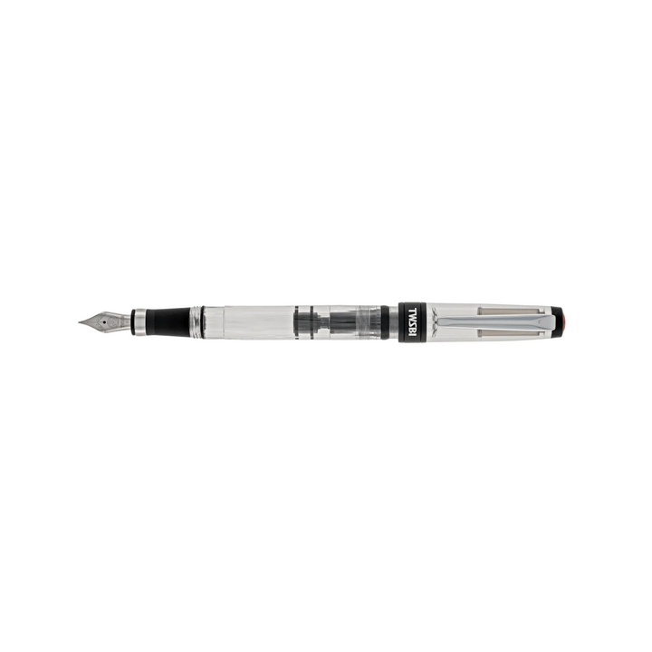 TWSBI Diamond 580 AL R Fountain Pen - Black — flat lay