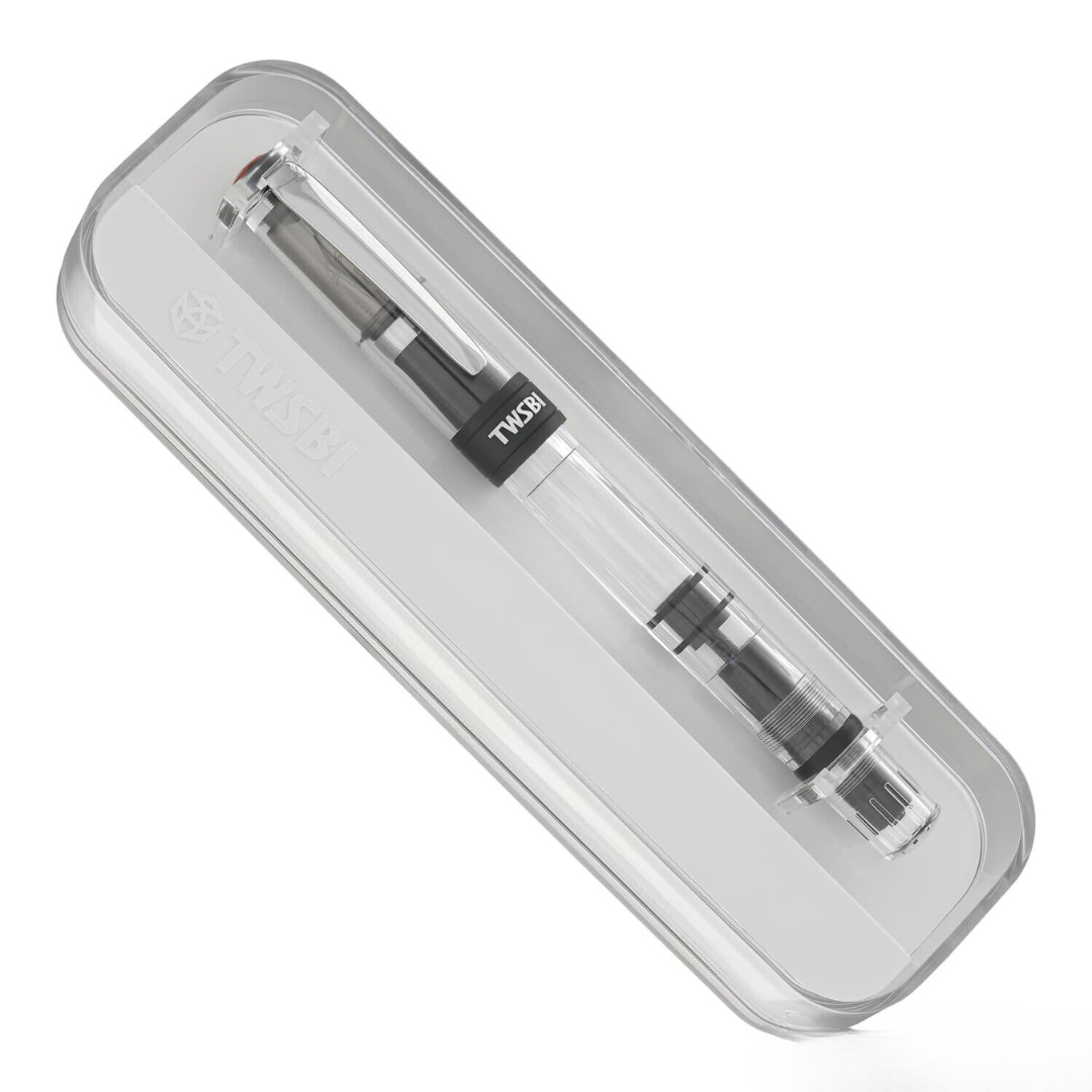 TWSBI Diamond 580 AL R Fountain Pen - Black — flat lay
