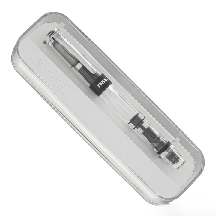 TWSBI Diamond 580 AL R Fountain Pen - Black — flat lay