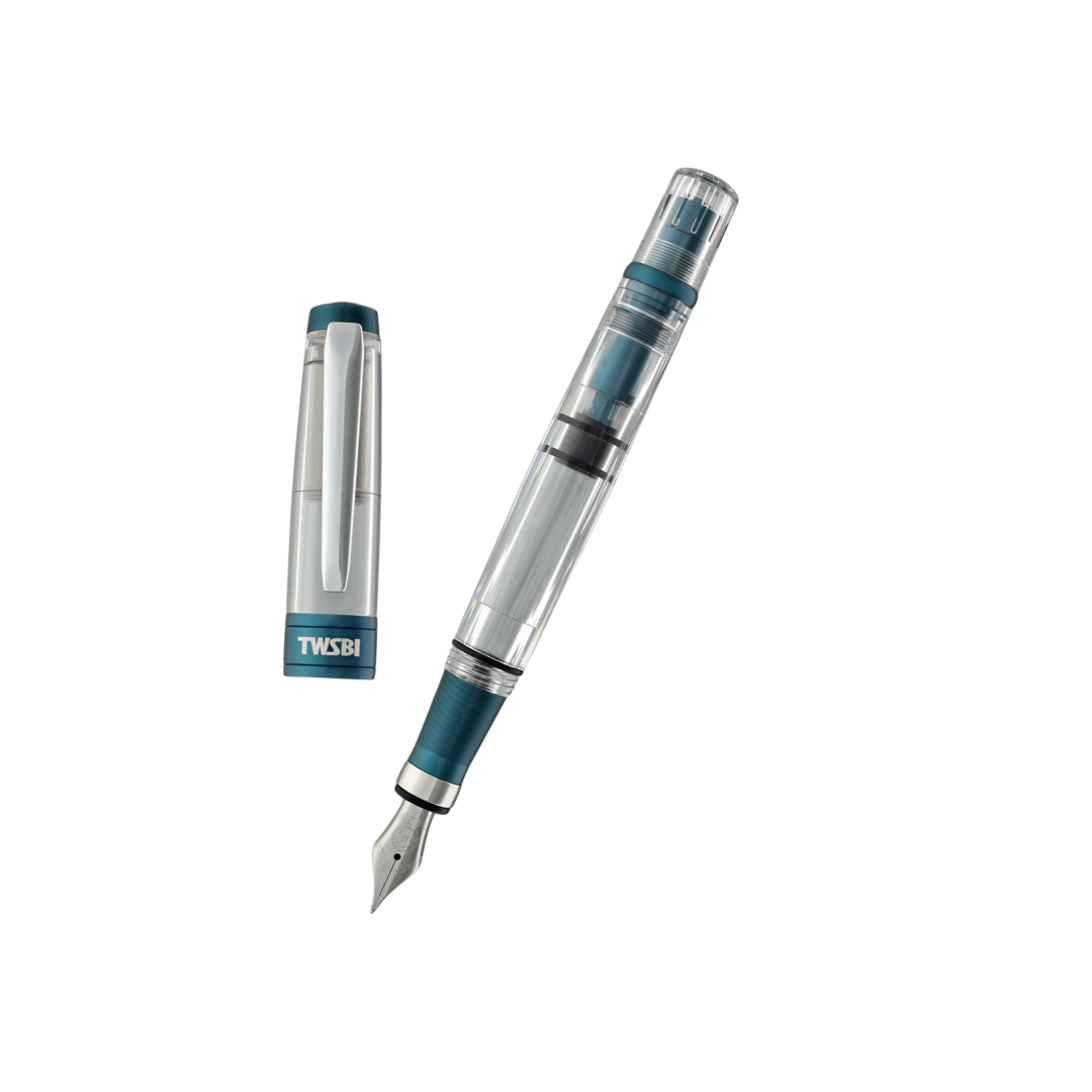 TWSBI Diamond 580 AL R  Fountain Pen in Prussian Blue — TWSBI fountain pen — precision nib writing instrument, at Cityluxe Singapore stationery store